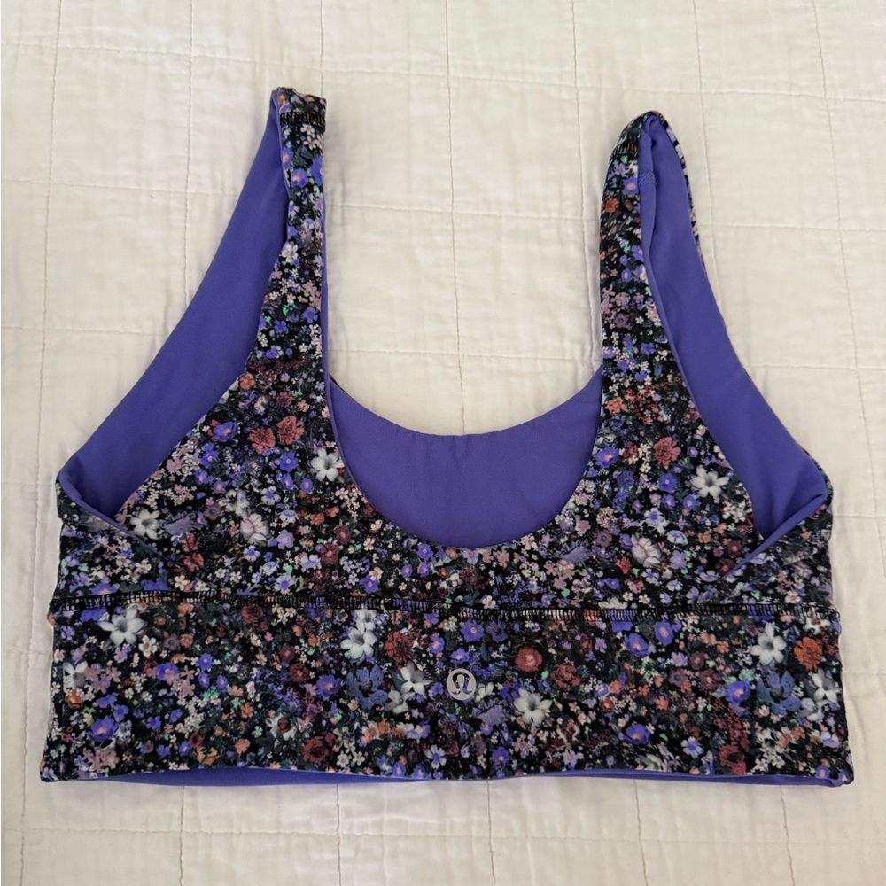 Lululemon Athletica Purple Sports Bra Medium Support